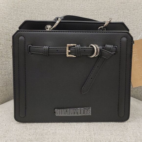NEW Steve Madden Buckle Bevelyn Crossbody Handbag - Picture 2 of 6